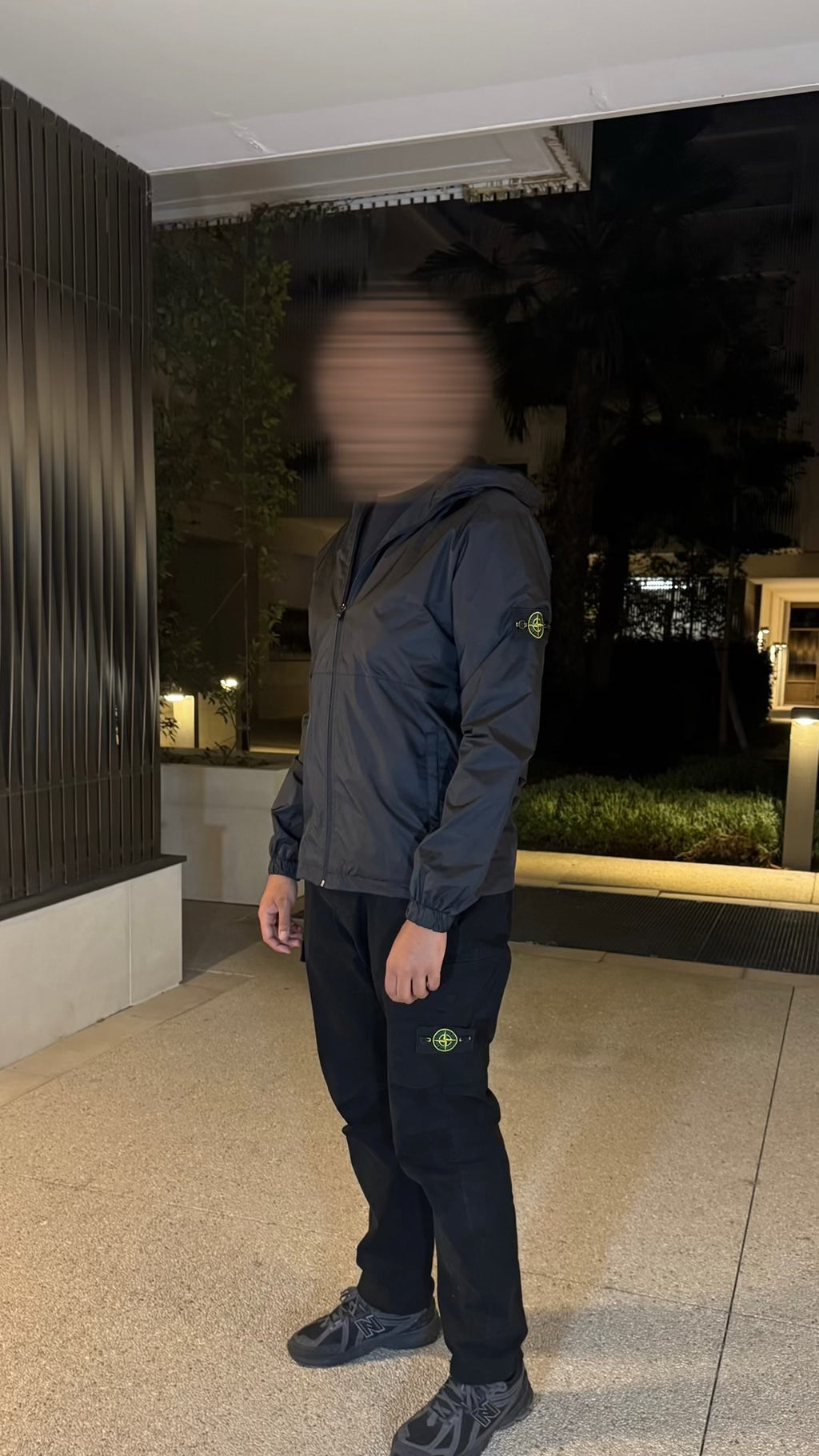 Veste STONE coupe vent noir