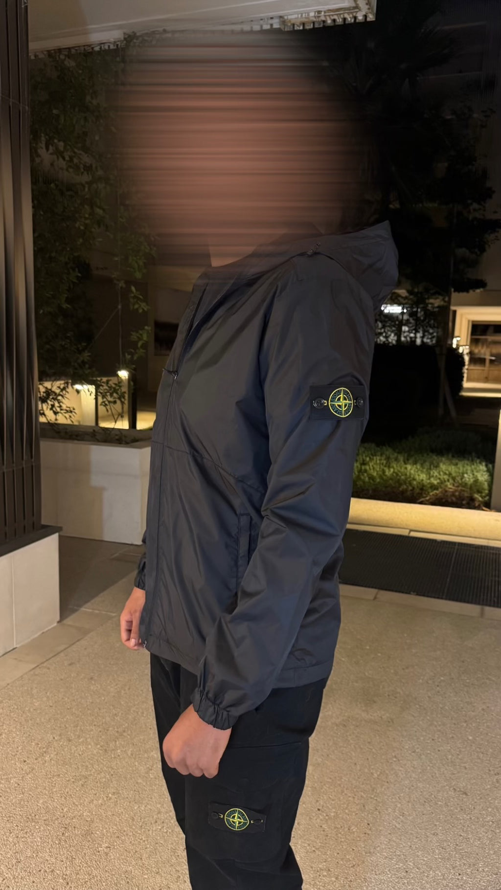 Veste STONE coupe vent noir