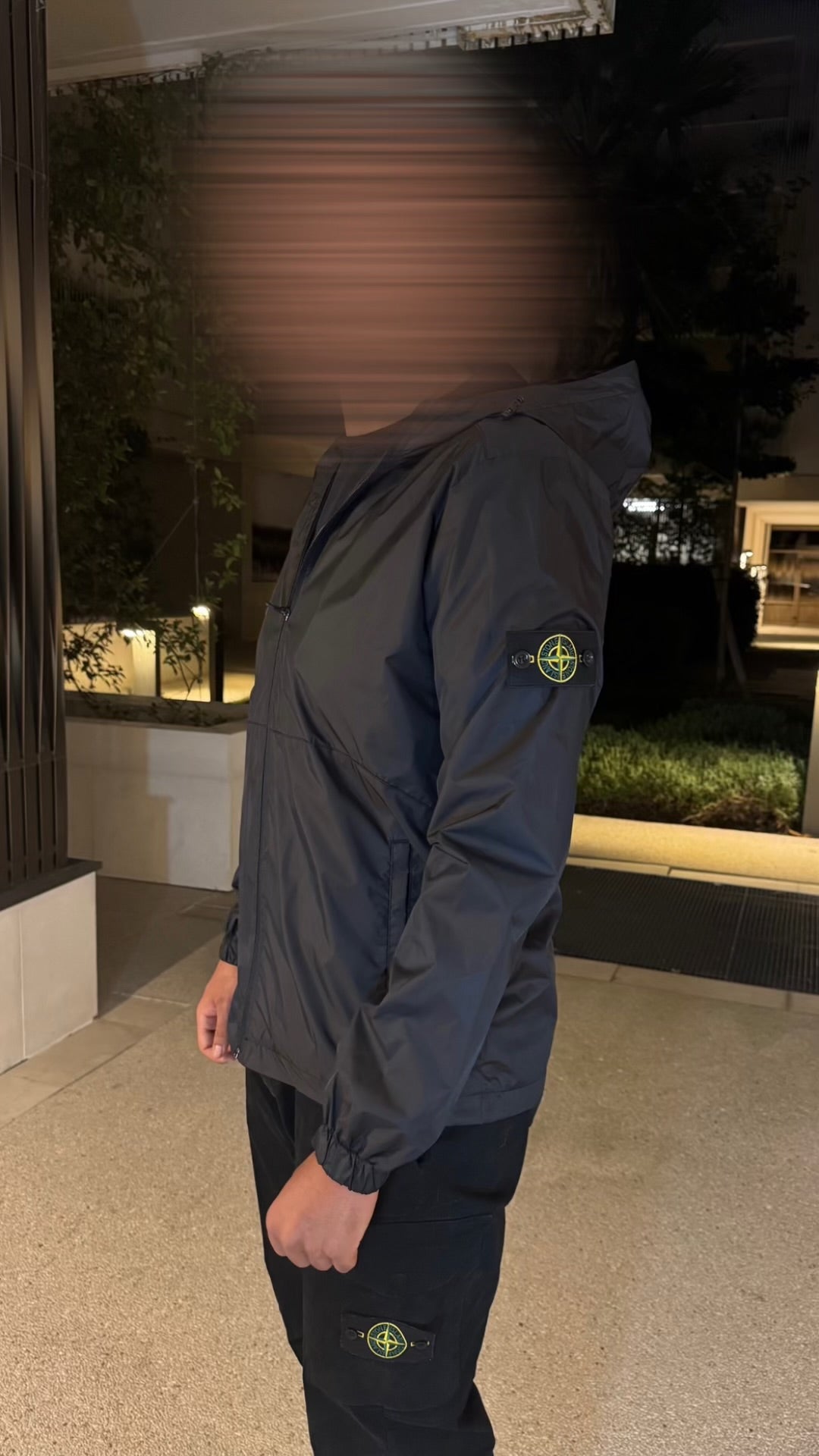 Veste STONE coupe vent noir