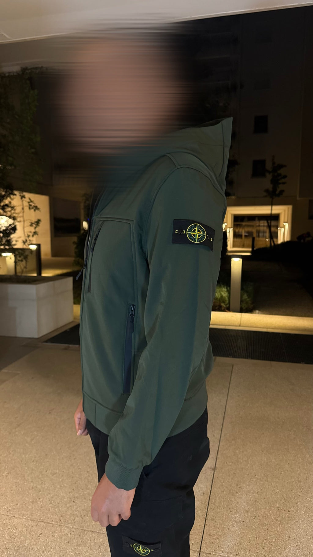 Veste STONE SoftShell vert kaki