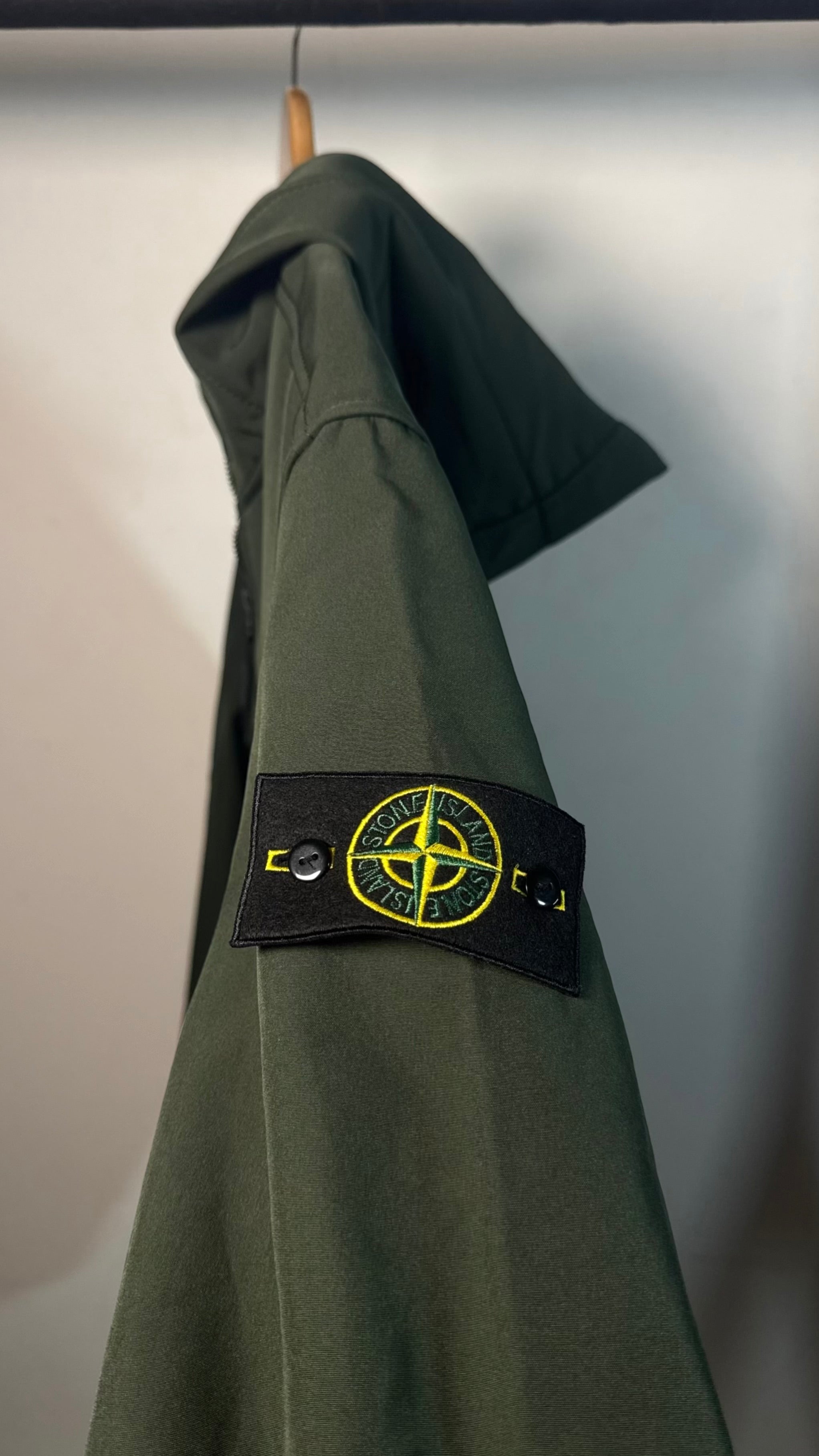 Veste STONE SoftShell vert kaki