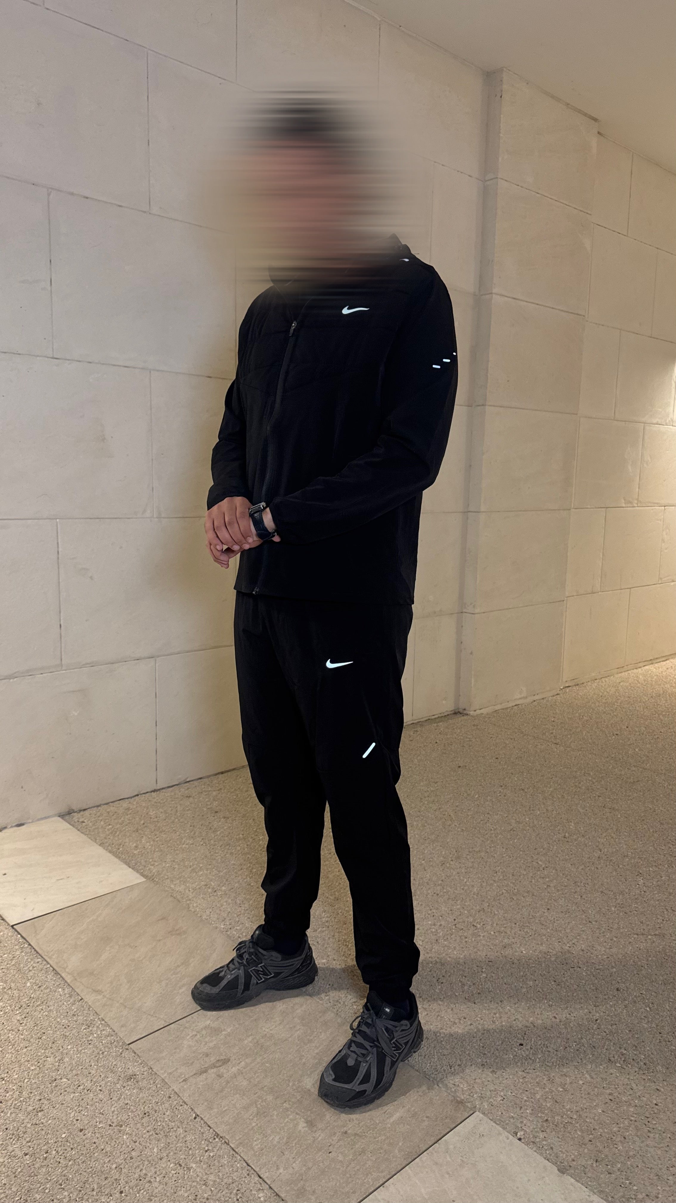 Survêtement Nik* running noir