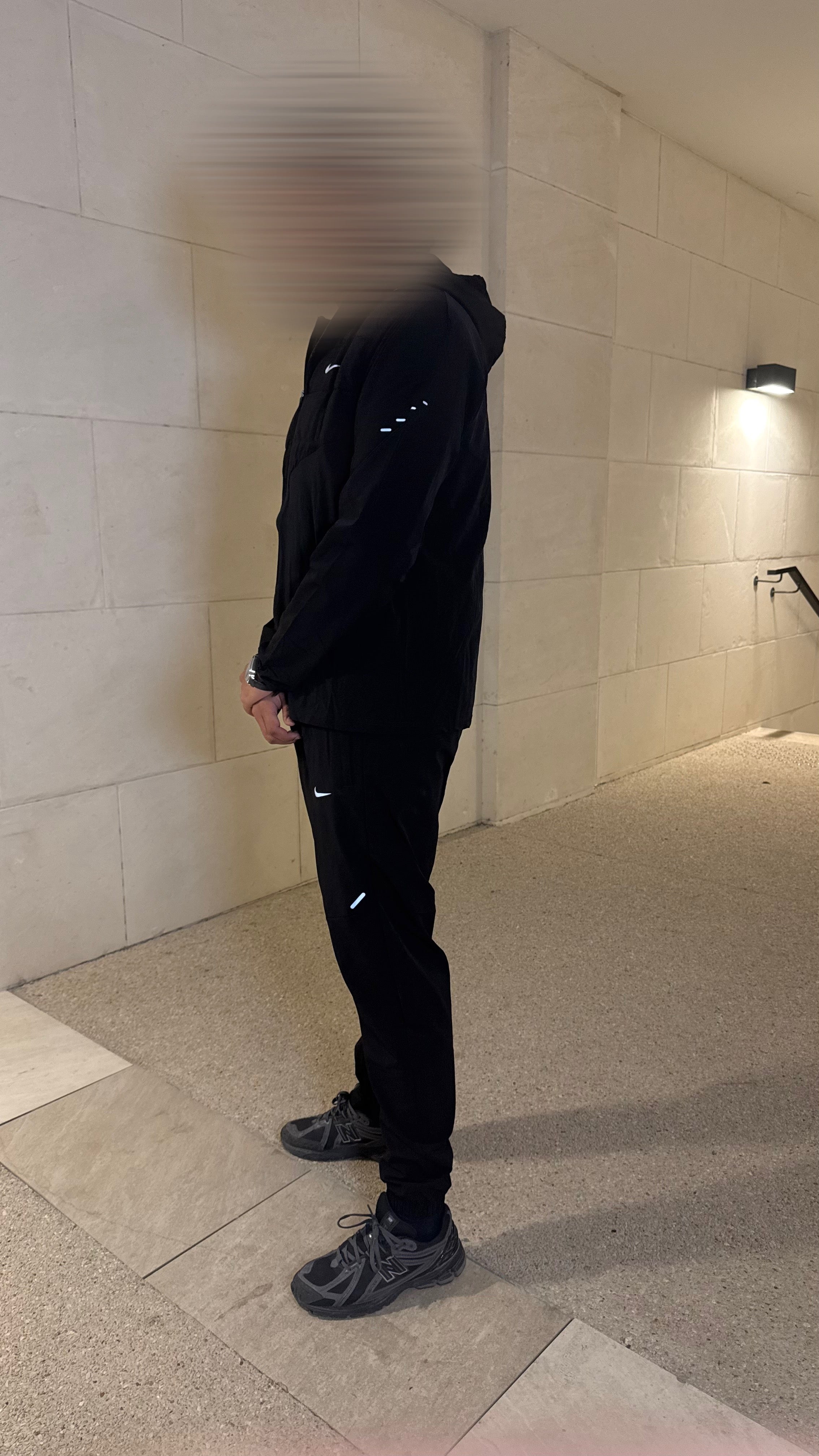 Survêtement Nik* running noir